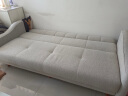 全友家居 北欧简约客厅布艺沙发三人位布沙发多功能可折叠沙发床102265 (米色)布艺沙发(三人位) 晒单实拍图
