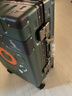 欧遥高颜值铝框行李箱大容量女学生旅行箱男潮流拉杆箱结实耐用密码箱 墨绿色【材质加厚 抗压耐磨】 20英寸【航空可登机，免托运】 实拍图