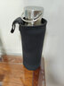 大号带手提保温杯套350-1000ml通用防摔水杯保护套杯袋 黑色大号提绳款 实拍图