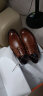 卡帝乐鳄鱼（CARTELO）英伦牛皮商务正装休闲男士低帮系带皮鞋男511  棕色 39 实拍图