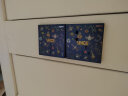 罗格朗（LEGRAND）开关插座面板电工电料仕典系列特色儿童卡通趣味开关面板 S4星际太空斜五孔 实拍图