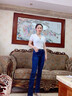 皮尔卡丹【高腰显瘦】牛仔裤女夏季显高休闲百搭弹力修身喇叭长裤浅蓝28 实拍图