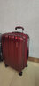 莎米特行李箱大容量可扩容 德国进口纯PC材质静音万向轮旅行拉杆箱PC154 酒红【可扩容】 20英寸 【短途43L 可登机】 实拍图