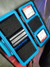 力影佳相机电池盒内存卡盒SD卡CF卡包5号电池收纳盒单反多功能E6N保护盒索尼FZ100尼康EL15整理盒子配件  蓝色装载:3电池或2电池4五号+3CF+6SD 晒单实拍图