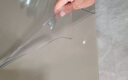 钟爱一生桌垫透明桌面垫餐桌布防水防油PVC软玻璃茶几垫水晶板台面垫抗菌 【3mm足厚】真无味食品级 透明 90*160cm 实拍图