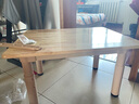 希迪尼儿童实木桌子学习桌家用可升降积木游戏桌幼儿园桌椅套装写字书桌 60*80小方桌 1桌1椅 实拍图