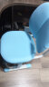 益威（EIEV）儿童学习椅可升降学生椅子儿童写字椅儿童小学生座椅电脑椅可调节 王子蓝-正姿增高脚踏款 实拍图