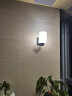 施科普（SHIKEPU）壁灯现代简约LED床头卧室创意美式客厅过道灯酒店灯具 6001-1黑+三色灯泡 晒单实拍图