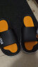 回力运动拖鞋男浴室内户外减震不易滑厚底凉拖鞋HL39651黑黄色40-41码 晒单实拍图