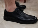 康奈男休闲皮鞋商务休闲鞋圆头舒适牛皮软底皮鞋爸爸鞋 18205074 黑色 44 实拍图