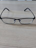 帕斯贝奇近视眼镜男纯钛超轻大脸眼镜架配度数变色散光蔡司旗下镜片眼睛框 均码-黑色 镜架+1.60非球面镜片 实拍图