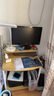 匠理小型电脑桌家用台式迷你书桌可移动床桌简易小户型60 74cm电脑桌 白+浅胡桃色桌面长60 实拍图