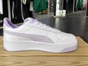 彪马（PUMA）【厚底鞋】增高小白鞋女子新款灰色板鞋CARINA389390 白-淡紫色-银色-23 39 实拍图