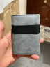 NIID潮牌NIID新款环保素皮小众设计钱包短款男士零钱包钱夹卡包Slide2 灰色 实拍图