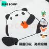 博睿恩【凉感棉】男女宝宝T恤夏季新款婴幼儿t恤清爽可爱短袖上衣 深灰 90 晒单实拍图