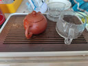 唐丰茶盘家用现代简约小型托盘功夫茶具茶海沥水茶台干泡台一人用简易 千川长方盘(白) 实拍图