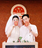 缔晶头纱领证求婚新娘头饰拍照表白登记蓬蓬纱装饰白色头纱儿童头纱 求婚头纱-发夹款 实拍图