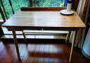 睦乐书桌椅北欧实木书桌书柜组合学生台式电脑桌办公桌椅子写字台书架 1米原木色单书桌 实拍图