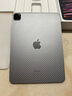 可乐猪22/21/20款苹果iPad Pro11后膜iPad Pro12.9碳纤维背膜透明贴纸磨砂防指纹抗手汗防刮滑平板保护膜 磨砂半透明【碳纤维后膜】3片装 2022/21/20年 iPad Pro 实拍图