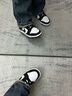 耐克（NIKE）男鞋 Dunk Low 黑白熊猫经典低帮复古休闲板鞋DD1391-100 40.5 实拍图