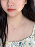 mini&yaya本命年银项链女十二生肖锁骨链女生日情人节礼物送女友老婆 星月十二生肖项链-虎 实拍图