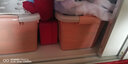 星优收纳箱特大号储物箱大容量加厚搬家衣服零食玩具塑料整理箱后备箱 茱萸粉 【47*34*27】中号4滑轮 实拍图