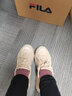 FILA  FUSION斐乐潮牌女鞋经典百搭硬糖鞋厚底老爹鞋时尚运动休闲鞋 夏威夷果黄-BMS 36.5 实拍图