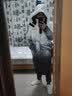 雅鹿冬季羽绒服男女情侣款长款过膝面包服抗寒保暖时尚宽松外套 迷彩-男 L 实拍图