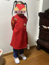 Classic Teddy精典泰迪女童加绒裙子儿童连衣裙中宝宝加厚长裙拜年服 大红 120  实拍图