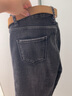狮子聪  加绒牛仔裤女外穿弹力修身显瘦小脚加厚保暖带绒2025冬季新款 灰色灰绒九分(SJ-8836) 31 实拍图