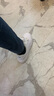 李宁板鞋男鞋运动鞋子男秋季皮面小白鞋潮流男鞋防泼水空军休闲鞋 标准白 41.5 实拍图