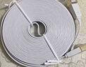 山泽超六类万兆网线1米 CAT6A高速成品网线 家用电脑网络宽带工程跳线 8芯兼容千兆2.5g连接线 D6A010 实拍图