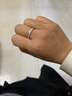 沫兰（MOLADY）S925银情侣戒指一对男女士活口对戒表白求婚生日纪念日礼物送女友 刻字代写贺卡*对戒*法式玫瑰礼盒 实拍图
