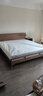 方迪全实木床新中式床北美黑胡桃木1.5米1.8米简约主卧单双人床大床 水曲柳胡桃色【床+床头柜*2】 1800mm*2000mm 框架结构 实拍图