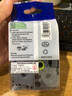 普贴（PUTY）适用兄弟标签机色带不干胶覆膜标签带标签纸PT-E115B标签机色带 【京仓速发】强粘白底黑字 18mm 实拍图