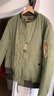 马登工装 美式复古MA-1飞行夹克加厚保暖棉服阿美咔叽棒球服外套男 浅绿色 XL 实拍图