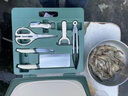 张小泉 刀具套装 户外露营野餐刀具切片菜刀水果刀菜板剪刀瓜刨便携套装 户外露营刀具套装 8件套 实拍图