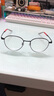 耐克（NIKE）【光学镜】近视眼镜男钛金属超轻文艺圆框细框架眼睛框女可配度数 6079AF-007 实拍图