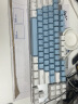 达尔优 机械师合金87键白绿蓝机械键盘 电竞游戏键盘 有线键盘CF吃鸡LOL男女生可爱笔记本电脑通用 87键-蓝白茶轴 实拍图