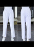 沃巴伦松紧护士裤子白色工作裤大码夏天薄款蓝色白大褂护士服工作服工装 白色薄款护士裤 XL 实拍图
