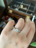 喜钻现货闪发-铂金钻戒女求婚结婚钻石戒指六爪婚戒送女友生日礼物 定制余款，详询客服 实拍图