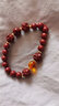 李居明朱砂手串三合六合生肖手链205年本命年太岁佩戴属蛇猴虎猪吉祥物 女款8MM属狗 实拍图