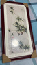 紫腾随轩梅兰竹菊挂画新中式四联壁画中国风四条屏客厅沙发背景墙画装饰画 图9 40*80cm*4CM（有机玻璃） 实拍图