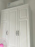 奥尚斯莱 衣柜 现代简约卧室家具木质带转角边柜组合大衣橱白色衣柜 单衣柜  平顶款 三门衣柜  （主柜长1.2米） 实拍图