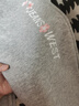 真维斯女童加绒裤子2025秋冬一体绒保暖休闲裤儿童宽松百搭长裤女大童潮 【加绒长裤】灰色（蝴蝶） 160 实拍图