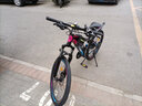 EG7山地自行车成人学生变速越野单车双减震赛车26寸青少年男女 辐条【升级减震 轻量铝架】炫彩 24寸27速【适合：145-165CM】 实拍图