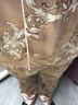 有趣熊睡衣男冰丝男士大码夏季家居服仿真丝春秋款新品丝绸睡裤装薄款 NSLQ-龙纹-香槟金-双长 男-L(165-173cm，95-120斤) 实拍图