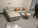 卡米盾 沙发床两用贵妃转角小户型客厅多功能可折叠储物科技布沙发 3.2米乳胶款双+单+贵+脚踏 下单备注颜色 实拍图