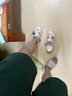 天美意增高厚底洞洞鞋轻便耐磨休闲运动凉拖鞋一脚蹬 米色 40 实拍图