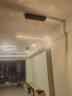 雷士（NVC）餐厅吊灯LED现代简约北欧轻奢黑金餐桌带射灯长条WHDD40D/G-01 实拍图